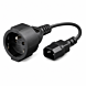 Stroomkabel AC plug naar C14  Type E 0,15m verloop - Penaarde