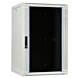 27U witte wand patchkast met glazen voordeur, 600mm diep