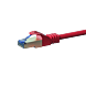 CAT6a S/FTP (PIMF) patchkabel 50m rood