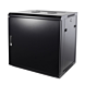 9U wand patchkast met metalen voordeur, 450mm diep
