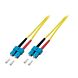 OS2 duplex glasvezel kabel SC-SC 2m