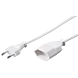 Verloopkabel Europlug 5m wit