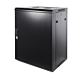 15U wand patchkast met metalen voordeur, 600mm diep