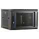 6U wand patchkast met geperforeerde deur, 450mm diep