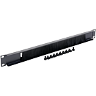 1U 19 inch kabelinvoerpaneel (met borstel)