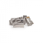 CAT6 Connector RJ45 - Shielded - voor soepele kabels - 10 stuks