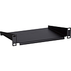 10" , legbord, 1U, 136 mm diep, zwart