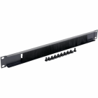 1U 19 inch kabelinvoerpaneel (met borstel)