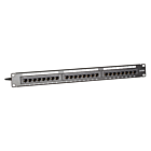 Patchpaneel Cat6a UTP 24 poorts