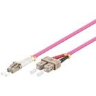 Glasvezel kabel LC-SC OM4 (laser optimized) 1 m