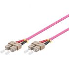 Glasvezel kabel SC-SC OM4 (laser optimized) 0.5 m