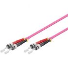 Glasvezel kabel ST-ST OM4 (laser optimized) 1 m