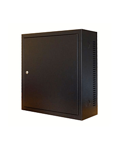3U wandkast met metalen deur 185mm diep