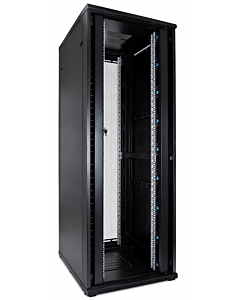 47U serverkast met dubbele geperforeerde voor- en achterdeur 800x800x2200mm (BxDxH)