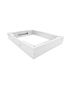 Sokkel voor 19 inch patchkasten 800x1000x150mm (BxDxH) - Wit