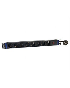 19 inch 8 voudige stekkerdoos - Master Overload - Penaarde
