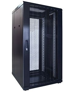 22U patchkast met geperforeerde voordeur (BxDxH) 600x600x1200mm
