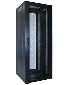 32U patchkast met geperforeerde voordeur (BxDxH) 600x600x1600mm