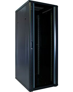 32U patchkast met glazen voordeur (BxDxH) 600x800x1600mm