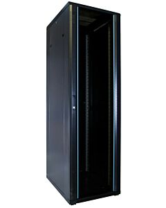 42U patchkast met glazen voordeur (BxDxH) 600x800x2000mm