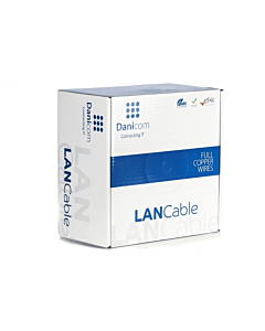DANICOM CAT8 S/FTP 50m kabel op rol stug -  LSZH (Dca)