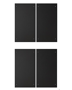 Datacenter set zijpanelen voor 42U kasten, 1000mm diep