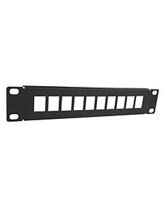 10 inch UTP patchpaneel voor keystones - 10 poorts