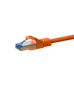 CAT6a S/FTP (PIMF) patchkabel 15m oranje