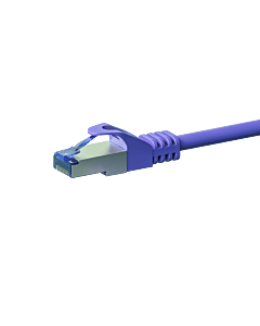 CAT6a S/FTP (PIMF) patchkabel 0,25m paars