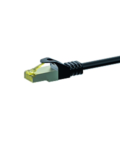 Cat7 S/FTP (PIMF) patchkabel 1m zwart