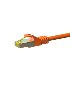 Cat7 S/FTP (PIMF) patchkabel 10m oranje
