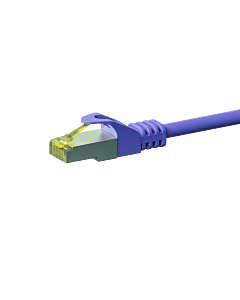 Cat7 S/FTP (PIMF) patchkabel 10m paars