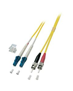 OS2 duplex glasvezel kabel LC-ST 0,50m