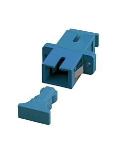Singlemode koppeling SC-SC simplex blauw