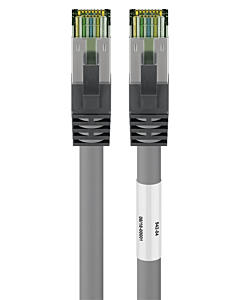 Cat8 S/FTP (PIMF) patchkabel 2m grijs
