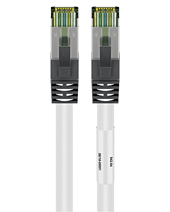 Cat8 S/FTP (PIMF) patchkabel 0,50m wit