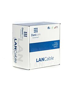 DANICOM CAT6 FTP 100m kabel op rol soepel -  PVC (Fca)