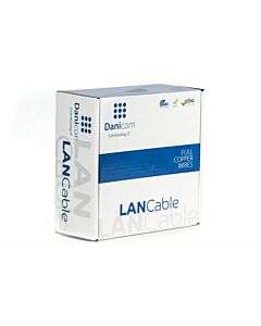 DANICOM CAT6 UTP 100m Buitenkabel op rol stug -  PE (Fca)