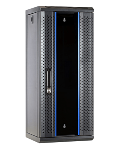 10" 15U wand patchkast met glazen voordeur 310mm diep