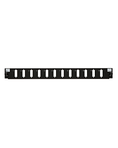 Front LC/SC 12 poorts zwart quad/duplex geschikt voor universele glasvezel lade