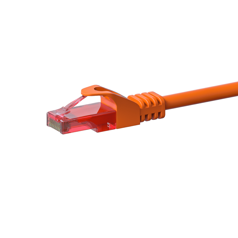 UTP CAT6 patchkabel 2m oranje - 100% koper