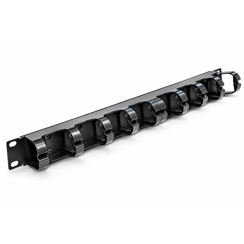 19 inch plastic kabelhouder 1U