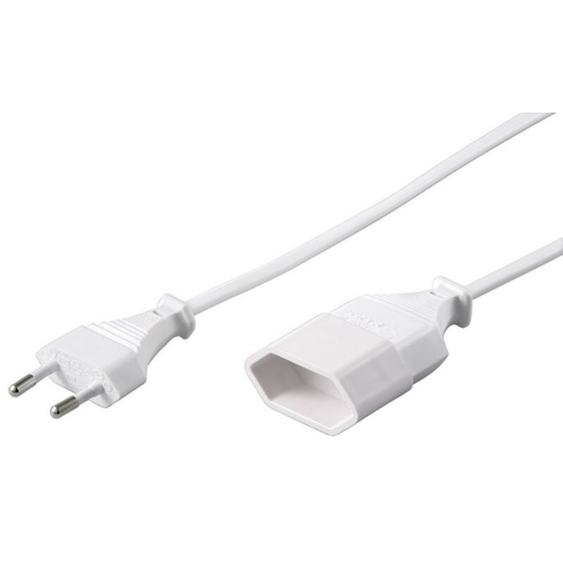 Verloopkabel Europlug 3m wit