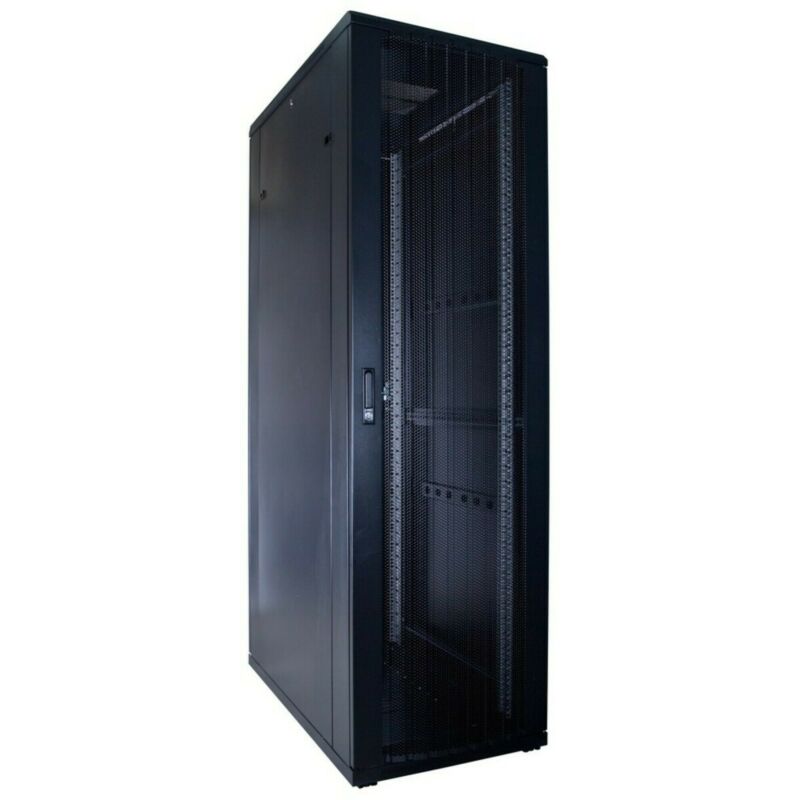 42U patchkast met geperforeerde voordeur (BxDxH) 600x1000x2000mm