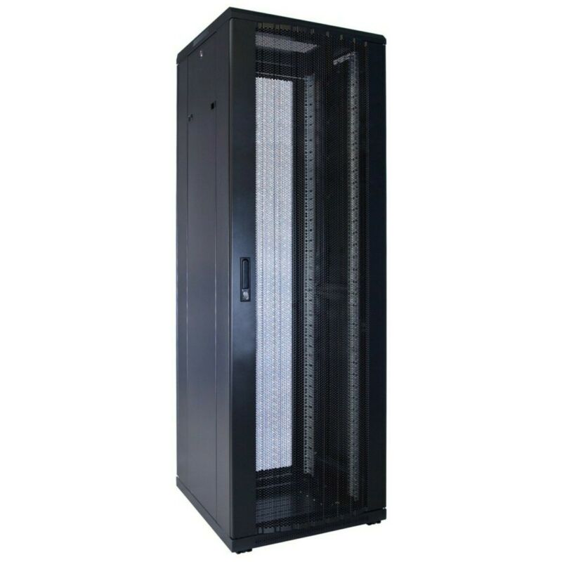 37U patchkast met geperforeerde voordeur (BxDxH) 600x600x1800mm