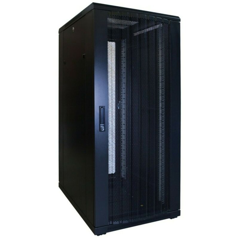 27U patchkast met geperforeerde voordeur (BxDxH) 600x800x1400mm