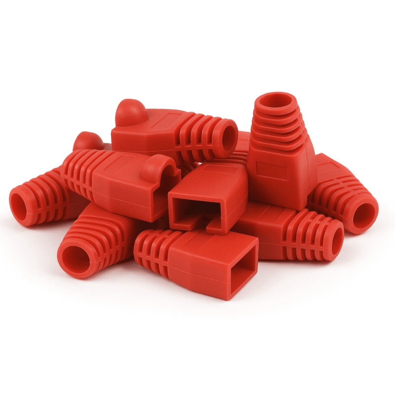 DANICOM RJ45 Kabeltule Rood - 10 stuks