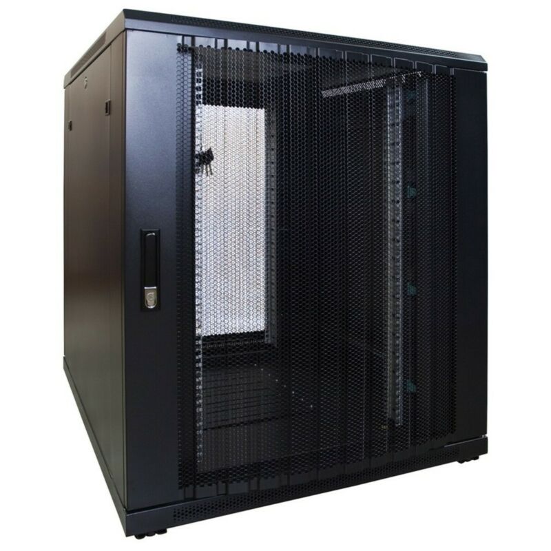 18U patchkast met geperforeerde voordeur (BxDxH) 800x1000x1000mm