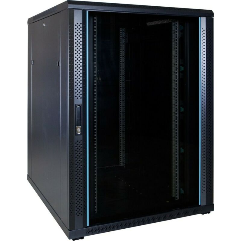 22U patchkast met glazen voordeur (BxDxH) 800x1000x1200mm