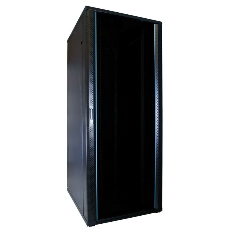 47U patchkast met glazen voordeur (BxDxH) 600x1000x2200mm